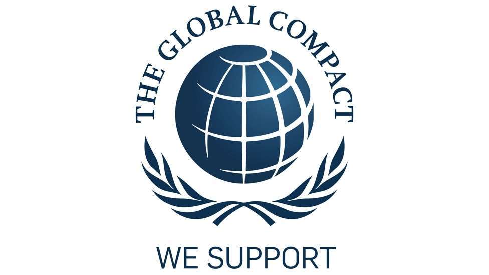 UN Global Compact logo.