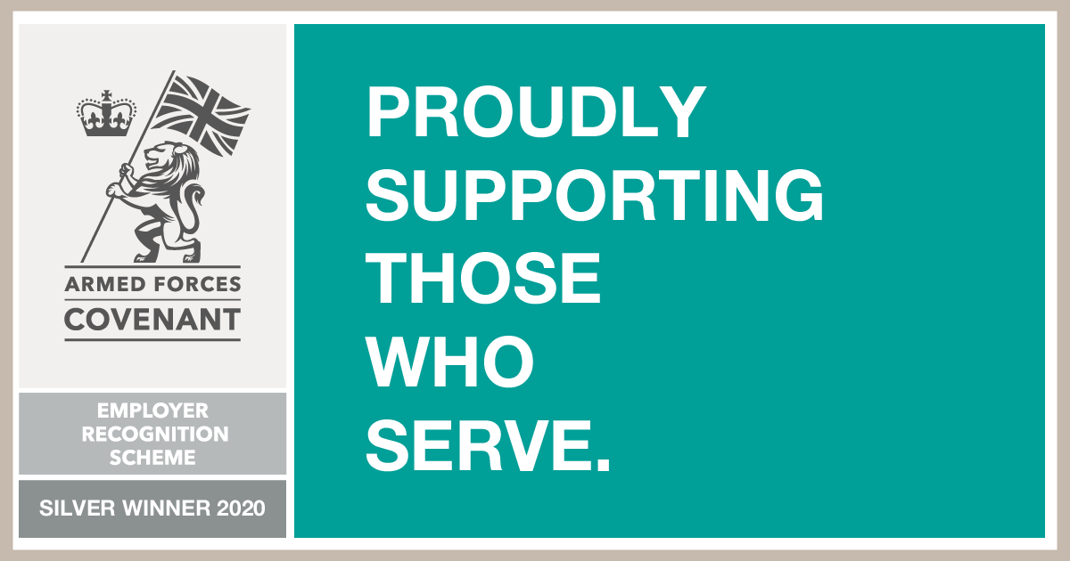 1st Line Defence's Employer Recognition Scheme Certificate