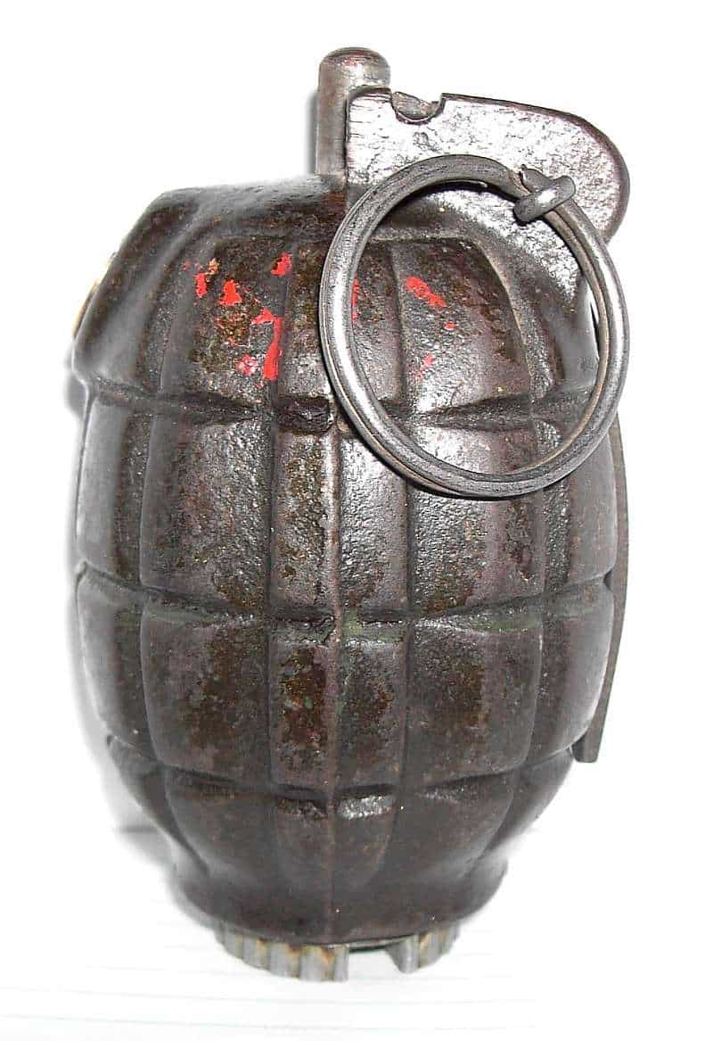 Example of a No. 36 WWII Grenade.