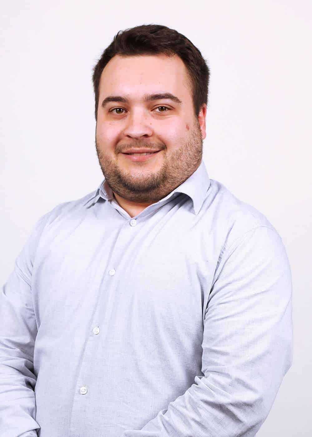 Head shot of Max, Operations Administrator at 1st Line Defence