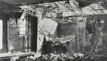 Damage caused to the Odeon Cinema, Kemp Town during a September 1940 raid. Image credit: Brighton & Hove Museums