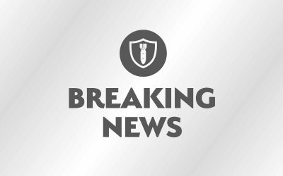 Breaking news graphic for the 1st Line Defence website.