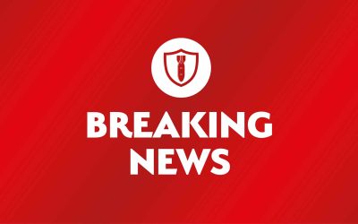 Breaking news graphic for the 1st Line Defence website.