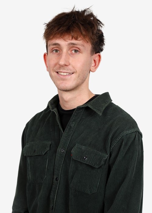 Headshot of Aidan, Project Researcher at 1st Line Defence