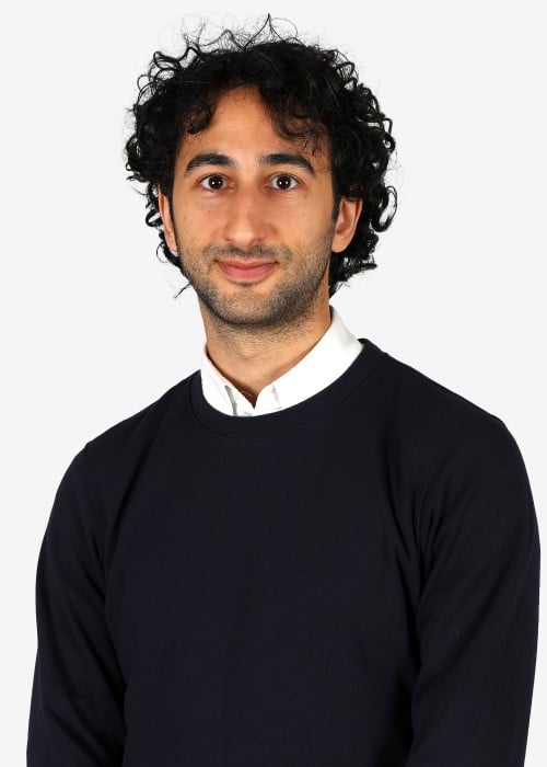 Headshot of Renas, Project Researcher at 1st Line Defence