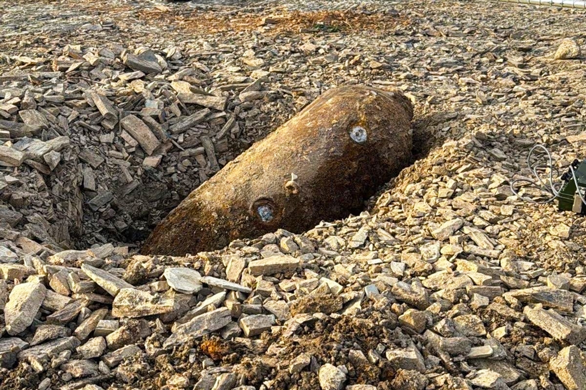 Unexploded WWII Bomb Discovery Triggers Incident in Plymouth